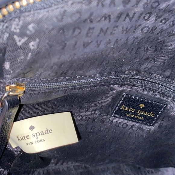 Kate Spade BLACK VELVET WITH PEARLS Laurel Way Mini Reiley - Picture 9 of 10